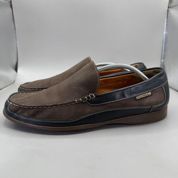 Mephisto Baduard Soft-Air Loafers Shoes Mens Size 13 Brown Leather Slip On main image 7